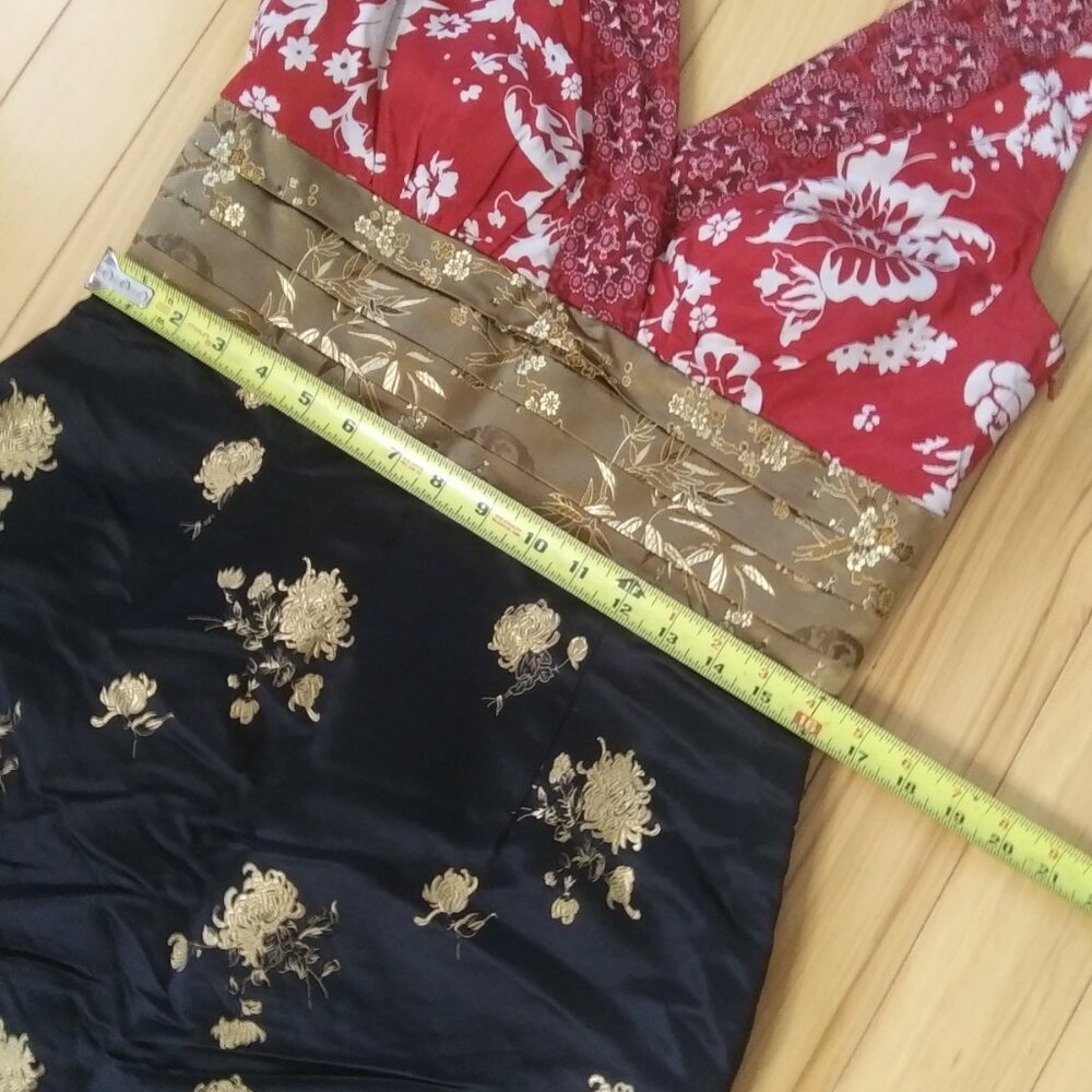 NWOT Phoebe Couture dress size 12 Asian theme Cocktail dress Elegant beautiful - Picture 15 of 16